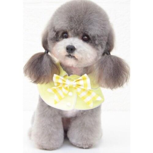 Pet Dog Cat Neckerchief Neck Decoration Scarf Saliva Towel Cartoon Printing Pattern Pet Accessories Bandage Supplies