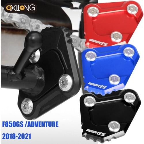 Motorcycle Kickstand Side Stand Enlarge Extension Pad f850GS For BMW F 850 GS F850GS ADVENTURE F850 GS AV 2018 2019 2020 2021