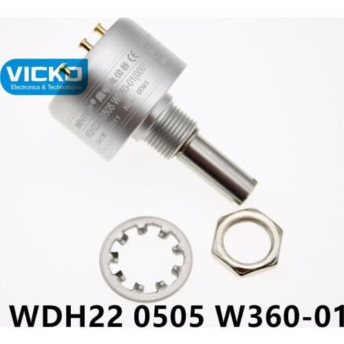 [VK] ORIGINAL WDH22 0505 W360 non-contact 0-360 degree 0-5V 0.3% output Angle sensor switch