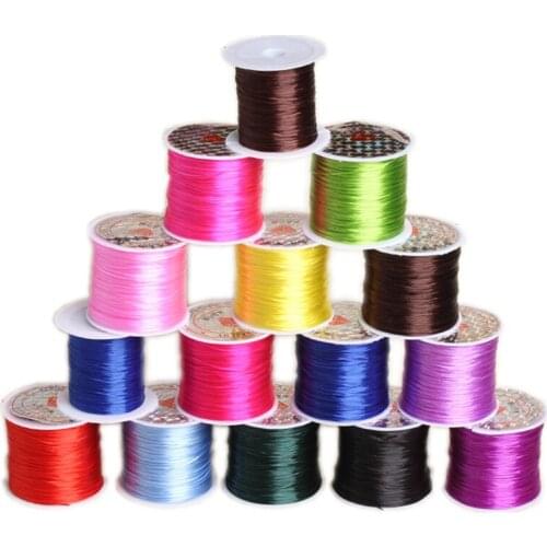 Colorful Stretchy Elastic Rope Cord Crystal String For Jewelry Making Beading Bracelet Wire Fishing Thread Ropes Findings A128