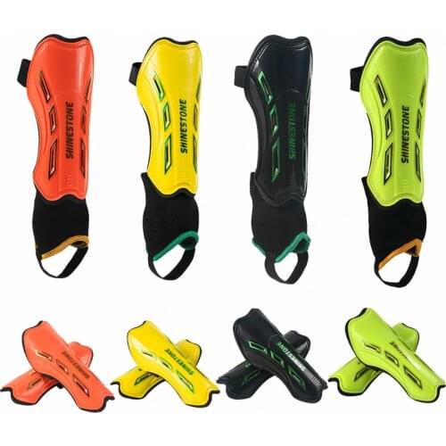 1 Pair Soccer Shin Guards Football Training Protective Soccer Pads Leg Sleeves Leggings Plate With Ankle Protection