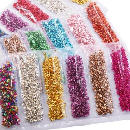 6pc/lot UV Epoxy Resin Filler Flakes Glitter Irregular Resin Mold Filling Sequins For DIY Crafts Nail Art Decor Jewelry Making