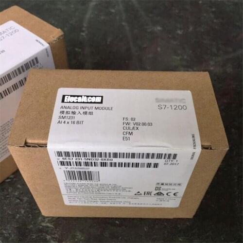 6ES7231-5ND32-0XB0 PLC S7-1200 100% New and Original 6ES7 231-5ND32-0XB0 4-point analog input module free shipping