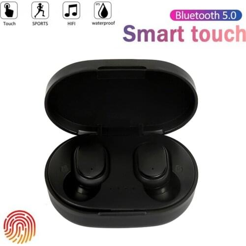 A6S TWS Bluetooth-compatible Headphones Stereo True Wireless Earbuds In Ear Handsfree Earphones Sports Headset For Mobile Phone