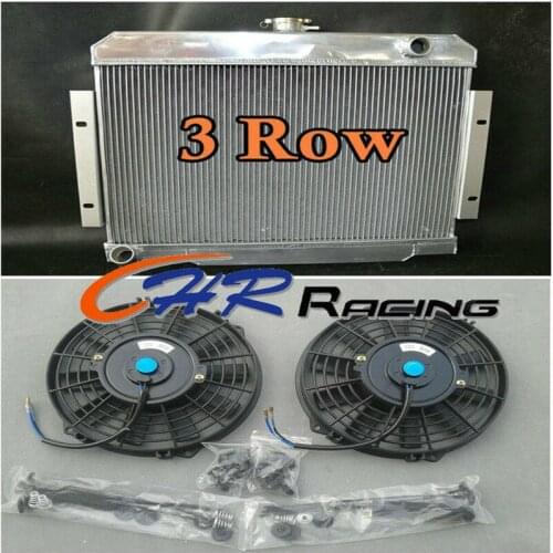 ALUMINUM RADIATOR 1970-1986 JEEP CJ CJ5/CJ6/CJ7 3.8L-5.0L 1985 84 83 82 + fans