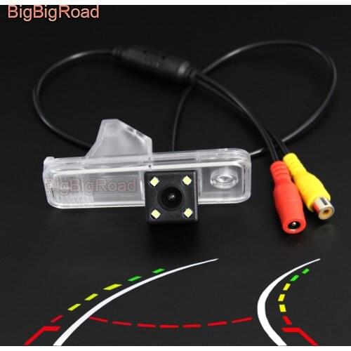 BigBigRoad Car Intelligent Parking Tracks Camera For Hyundai Creta / ix25 2014~2017 HD Back Up Reverse Car Rear View Camera