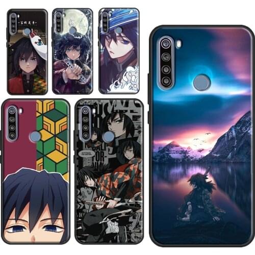 Tomioka Giyuu Demon Slayer Phone Case for Xiaomi Redmi Note 10 Pro 9 8 Redmi 9 9T 9C 9A 8A 7A K40 Note 9S 8T Cover