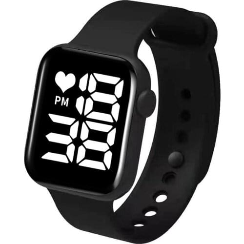 Digital Sport Watch Women Watches Rubber Digital Led Electronic Wristwatch Life Waterproof Fitness Wristwatch Men Girl Kid Hours