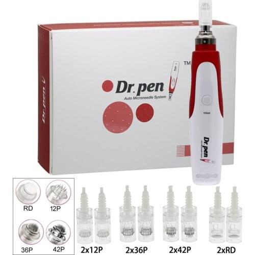 Dr.Pen Ultima N2 Microneedling Pen With 10Pcs Cartridges Electric Auto Electric Micro Rolling Derma Stamp Therapy Beauty Tools