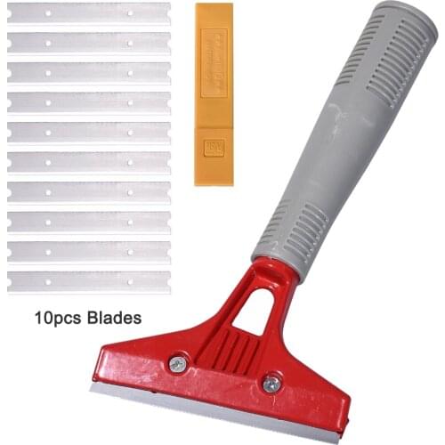 EHDIS Vinyl Carbon Fiber Handled Squeegee With Blade Window Tint Wallpaper Glue Cleaning Scraper Decal Sticker Wrapping Car Tool