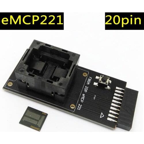 EMCP221 to 20Pin Test Seat BGA221 Mobile Phone Data Recovery Special Seat Programming Seat