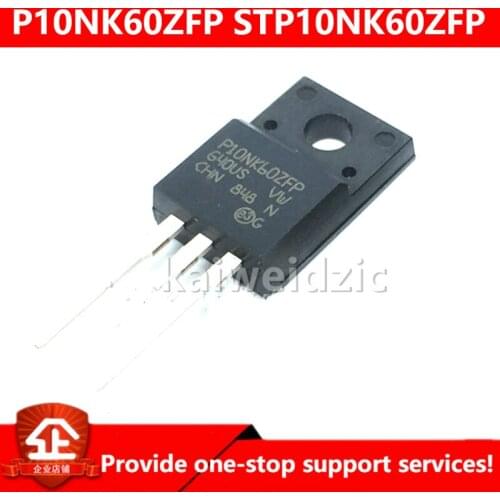 Kaiweikdic STP10NK60ZFP P10NK60Z to-220f 10a 600v Field effect transistor / in-line transistor for liquid crystal