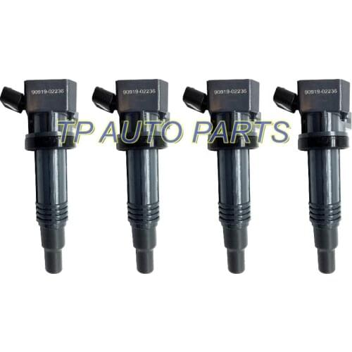 4 PCS Ignition Coil For To-yota ALTEZZA OEM 90919-02236 9091902236