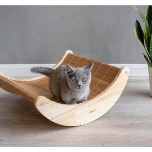 Cat Rocking Chair Playing Interactive Toy Mat Breathable Durable Sturdy Dog Rocking Sofa Swing Cats Dogs Home