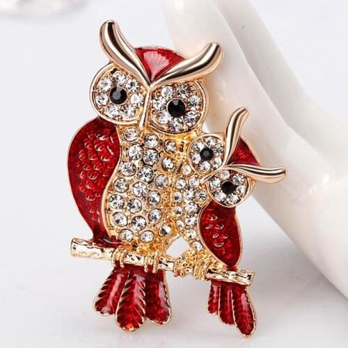 Fashion Exquisite Owl Brooch Pins Latest Chic Pretty Stylish Necessaries