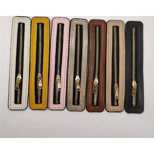 18cm PU+Metal Zipper Zippers for Tailor Sewer Handbag Shoulder Bag Purse