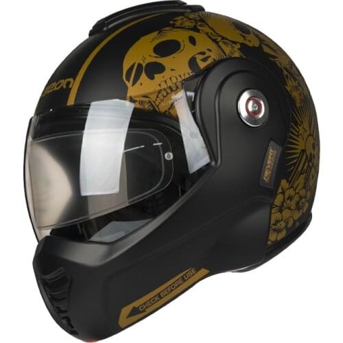 BEON ECE R22.05 180 DEGREE Matte black modular reverse helmet motorcycle off road abs full face kask Casco De Moto Motociclista