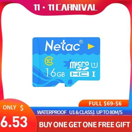 Netac P500 blue ocean micro sd card 32gb class10 memory cards attach adapter cartao for smartphone laptop suntrsi tablet grade