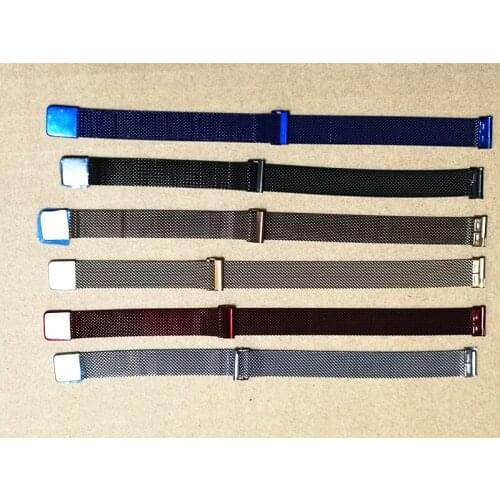 New 1PCS 16MM Milanese Stainless Steel Wristbands Replacement Strap for Fitbit Fitness Alta For Fit bit Smart Alta Ace