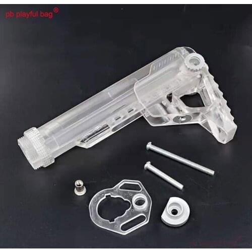 PB Playful bag Outdoor sports gel ball gun PIT Transparent rear support J9 SiJun SLR No.2 FB casing toy accessories KG09