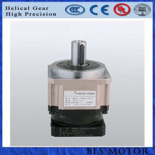 15:1 Planetary Gear Reducer with Helical Planetary Gear Low Backlash Less than 3 arcmin for 400W Servo Motor