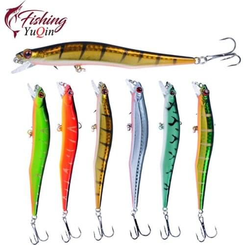 1PCS Hard Plastic Minnow Fishing Lure 12cm/10g Crankbait Artificial Bait Peche Bass Trolling Pike Carp Lures Accessories