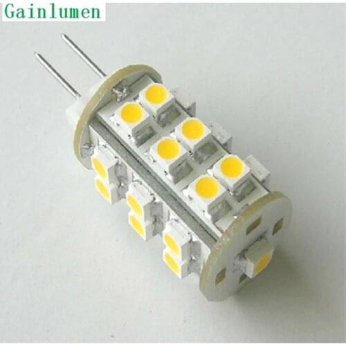 DC 12V High Power 3W G4 25LED Lamp Replace 20W halogen lamp 360 Beam Angle Bulb g4 led bulb 12v for landscape lighting