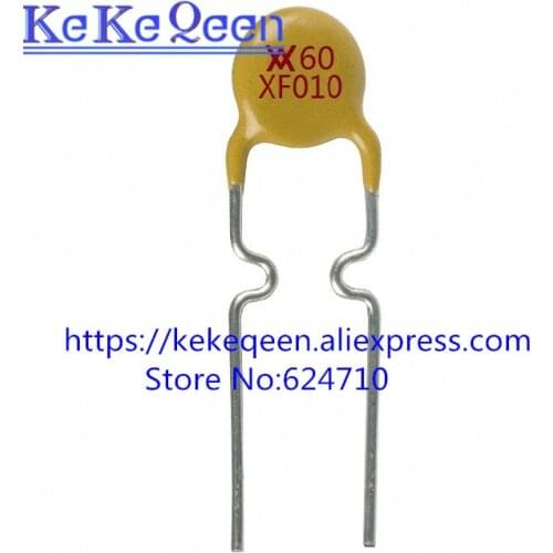 10PCS/LOT Self Recovery Fuse RXEF010 X60XF010 60V 100MA 0.1A PPTC