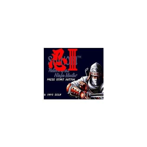 Shinobi Revenge Of The Ninja Master III 16 bit MD Game Card For Sega Mega Drive For Genesis