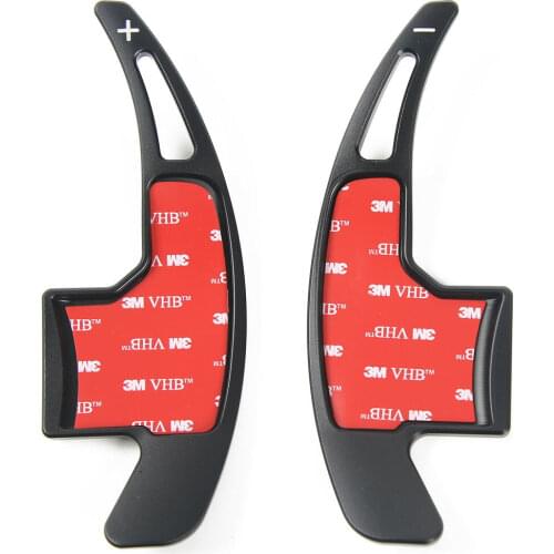 2Pcs GSD Aluminum alloy Car Steering Wheel Shift Paddle Shifter Extension for Ford Mustang 2015 up