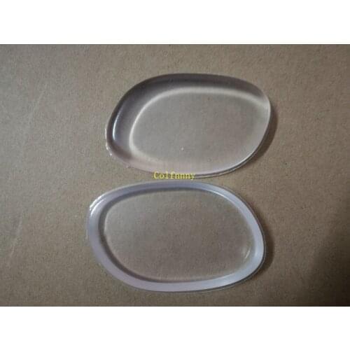500pcs/lot Fast Shipping Transparent Silicone sponge Silisponge blender Clear cosmetic makeup puff with opp bag
