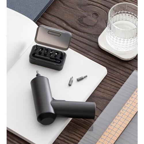 XIAOMI Mijia Cordless Rechargeable Screwdriver 3.6V 2000mAh Li-ion 5N.m Electric Screwdriver With 12Pcs S2 Screw Bits For home