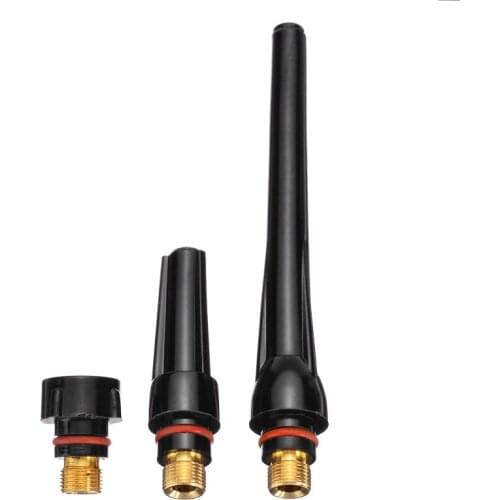 3pcs TIG Welding Machine Accessories Welding Torch Long Mid Short Tig Back Caps 57Y02 57Y03 57Y04 For WP-17/18/26 Series