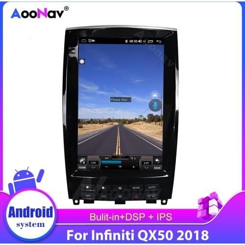 Touch Screen 12.1 inch car GPS Radio GPS navigation For Infiniti QX50 2015 2016 2017 Car Multimedia Player Stereo head unit