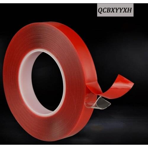 Car Styling 3M/LOT Transparent Double Sided Tape Household Wall Hangings Adhesive Glue Tapes Car Sticker Auto Adhesive Tape