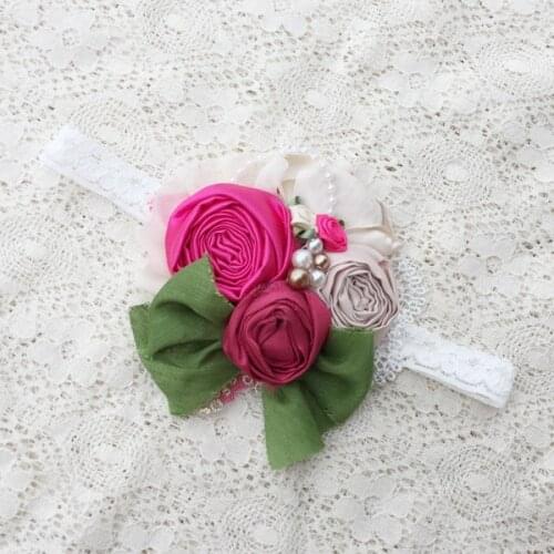 Free Shipping Newborn Birthday Girl Headband Photo Prop
