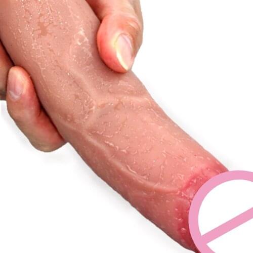 Man Nuo Realistic Big Dildo Skin Feeling Huge Artificial Penis With Suction Cup Sex Toys for Woman G-Spot Masturbation Sex Goods