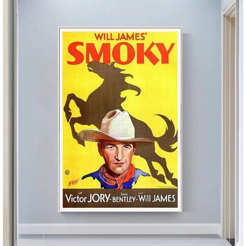 CP1144 Smoky (2) Classic Hot Movie Print Silk Fabric Poster Indoor Wall Art Decor Gift