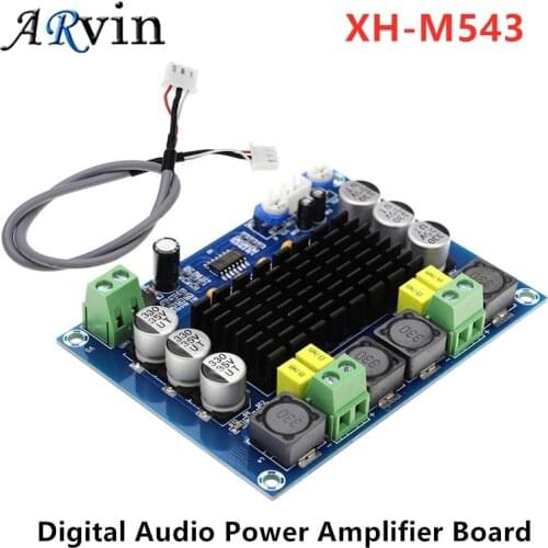 TPA3116D2 Dual-channel Stereo High Power Digital Audio Power Amplifier Board 2*120W XH-M543