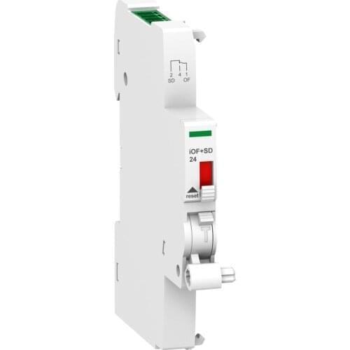 IOF + SD, dual contacts with Ti24 interface (circuit breaker status indication + alarm) (for iC65, iDPN, iID, RCA, ARA) A9A26897