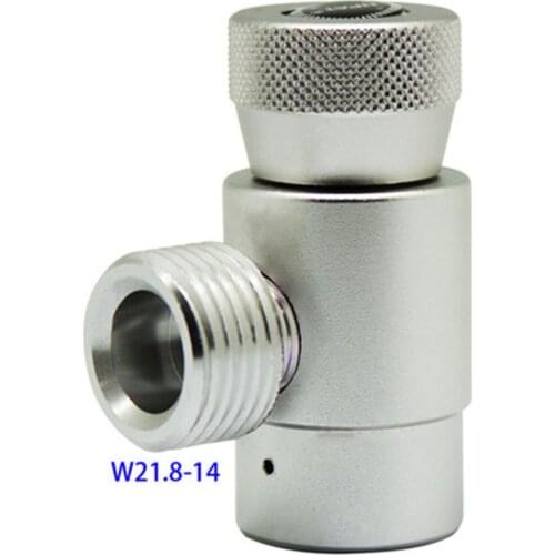 Metal CO2 Refill Adapter For Sodastream Soda Make Tank High quality Silver Connector Filling Gas New