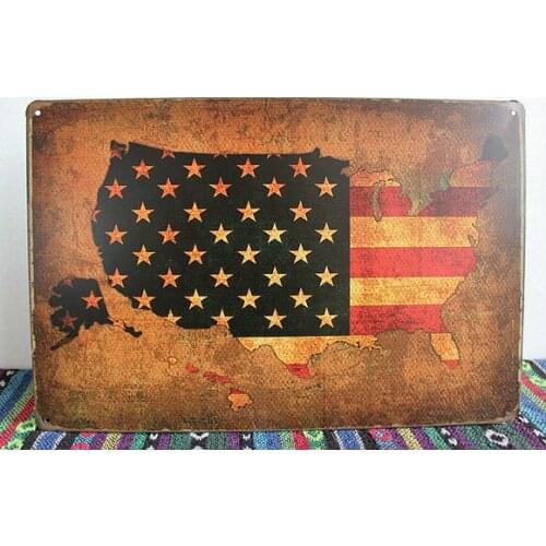 50pcs/lot Metal Sign shabby chic Metal signs vintage flag Retro Shabby chic humour kitchen Tin wall plaque gift E-58