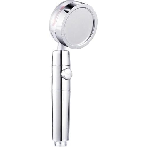 Turbocharged Shower Head 360-Degree Rotating Shower Filter, One-Button Water Stop Nozzle, Handheld Shower, Bathroom Accessories