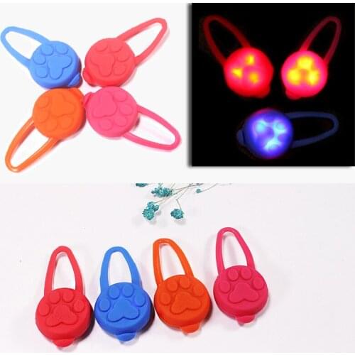 Pet Dog Night LED Flashlight Dog Cat Collar Glowing Pendant Safety Pet Leads Necklace Luminous Bright Decoration Collars For Dog