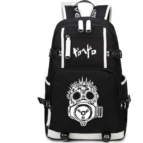 Anime Dorohedoro Backpack hero Cosplay Oxford Bag Schoolbag student Travel Laptop Mochilas