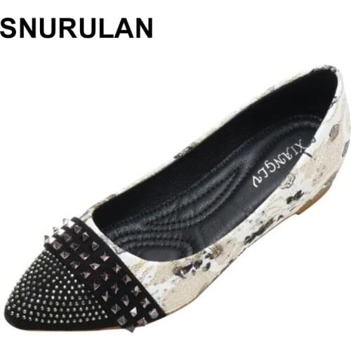 SNURULAN Women Sandals New2021Summer Bohemia Shoes Womens Metal Wedges Toe Rivet Mary Janes Style Sandals Femme Beach SoftSoled
