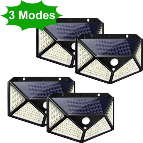Solar Led Light Outdoor Solar Light PIR Motion Sensor Wall Light Waterproof Solar Powered Sunlight for Garden Lights Outdoor