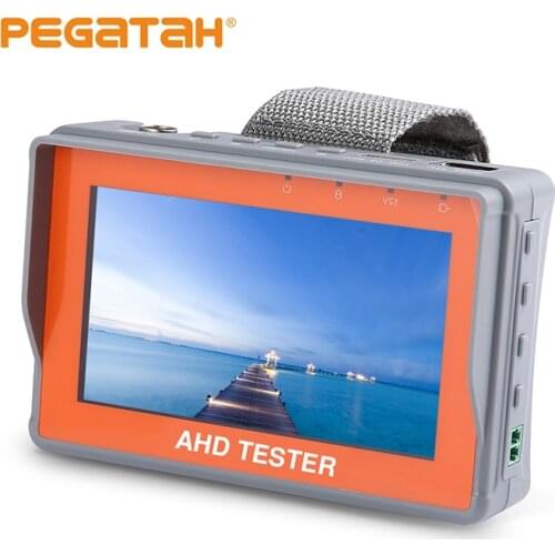 PEGATAH CCTV tester Analog camera Mini monitor 5MP TVI CVI AHD Monitor portable Support UTP RS485 PTZ cftv tester camera