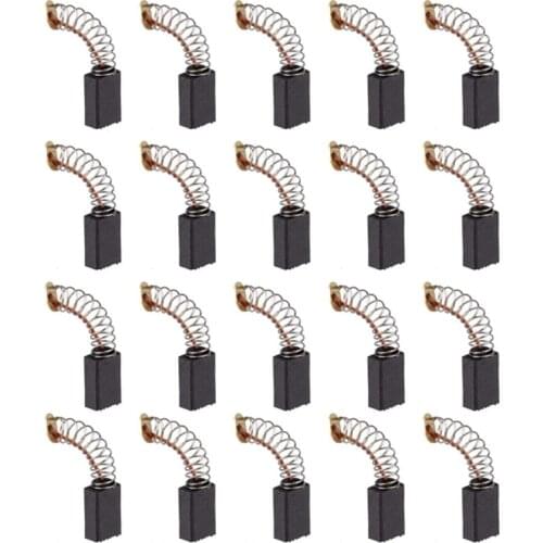 11mm x 8mm x 5mm Electric Motor Carbon Brushes Replacement -Pack of 20