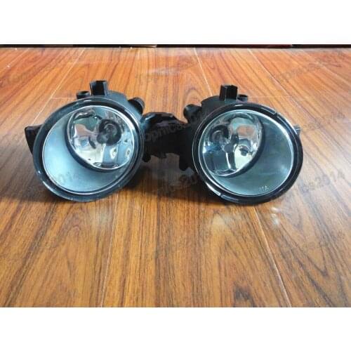 1Pair OEM Fog Light Lamps Front Bumper Driving Lamps w/Bulbs For Nissan Qashqai 2008-2014